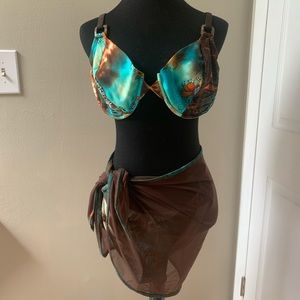 Ritchie Swimwear Three-Piece Bikini